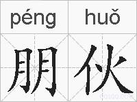 朋伙的拼音