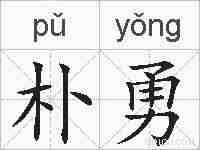 朴勇的拼音
