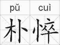 朴悴的拼音