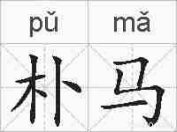 朴马的拼音