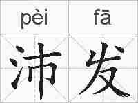 沛发的拼音