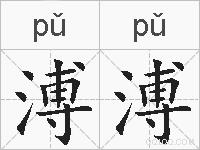 溥溥的拼音