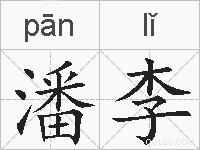 潘李的拼音