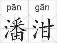 潘泔的拼音