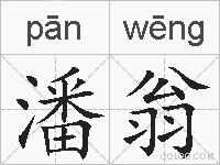 潘翁的拼音