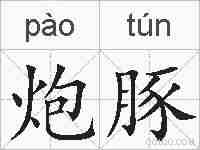 炮豚的拼音