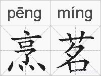 烹茗的拼音