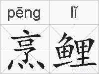 烹鲤的拼音
