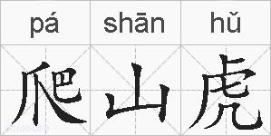 爬山虎的拼音