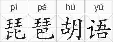琵琶胡语的拼音