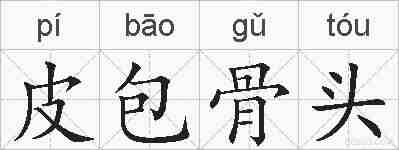 皮包骨头的拼音