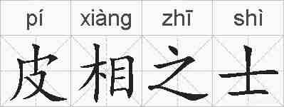 皮相之士的拼音