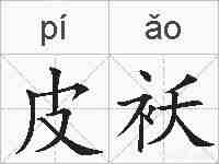 皮袄的拼音