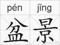 盆景的拼音