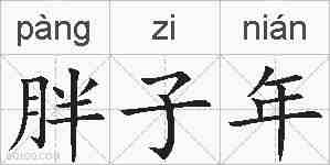 胖子年的拼音
