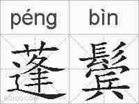 蓬鬓的拼音
