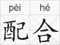配合的拼音