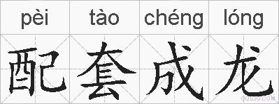 配套成龙的拼音