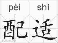 配适的拼音