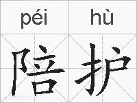 陪护的拼音