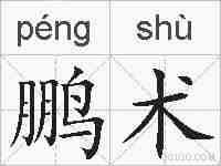 鹏术的拼音