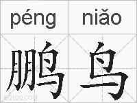 鹏鸟的拼音