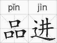 品进的拼音