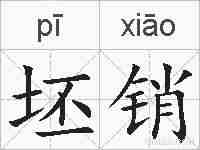 坯销的拼音