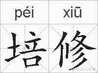 培修的拼音