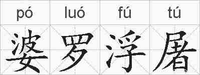 婆罗浮屠的拼音