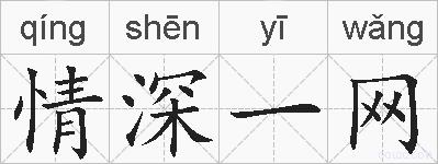 情深一网的拼音