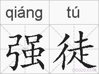 强徒的拼音