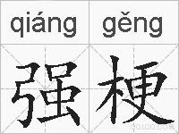 强梗的拼音