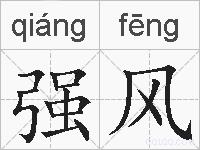 强风的拼音