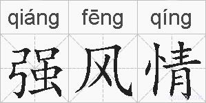 强风情的拼音