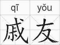 戚友的拼音