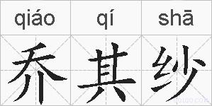 乔其纱的拼音