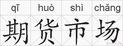 期货市场的拼音