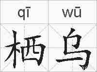 栖乌的拼音