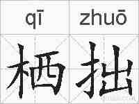 栖拙的拼音