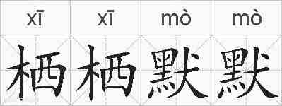 栖栖默默的拼音