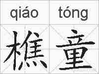 樵童的拼音