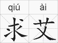 求艾的拼音