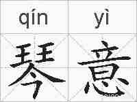 琴意的拼音