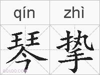 琴挚的拼音
