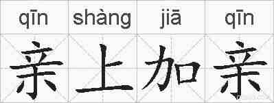 亲上加亲的拼音