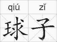 球子的拼音
