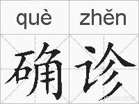 确诊的拼音