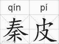秦皮的拼音