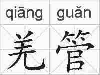 羌管的拼音